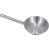Stainless Steel Frying Pan Single Handle Fried Pan Cookware for Home induction Cooker7.9x2.0in - Close-Up Angle