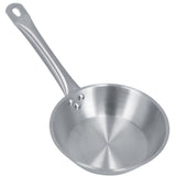 Stainless Steel Frying Pan Single Handle Fried Pan Cookware for Home induction Cooker7.9x2.0in