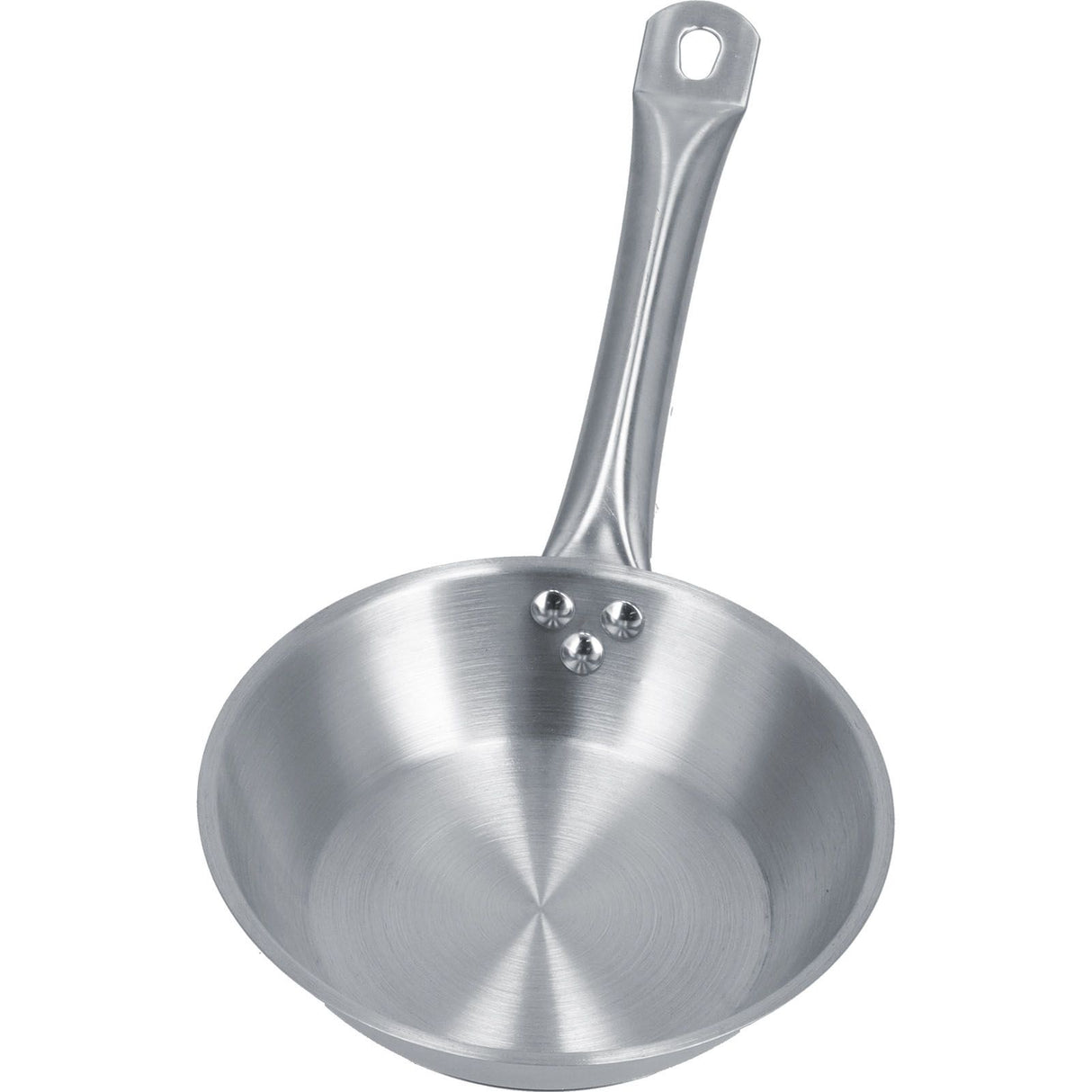 Stainless Steel Frying Pan Single Handle Fried Pan Cookware for Home induction Cooker7.9x2.0in