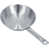 Stainless Steel Frying Pan Single Handle Fried Pan Cookware for Home induction Cooker8.7x2.0in - Side View
