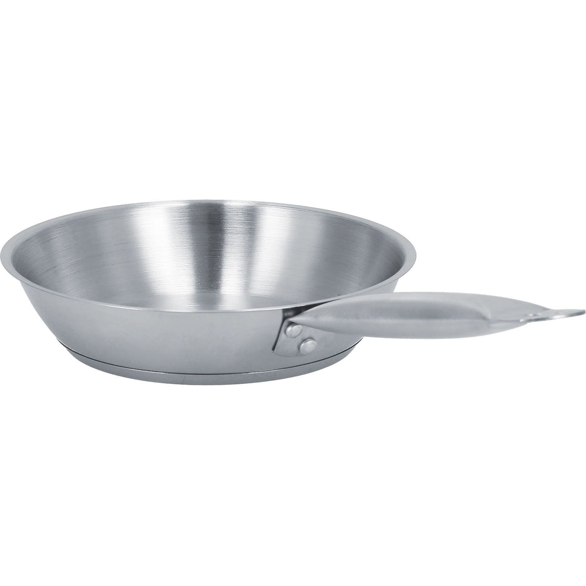Stainless Steel Frying Pan Single Handle Fried Pan Cookware for Home induction Cooker8.7x2.0in