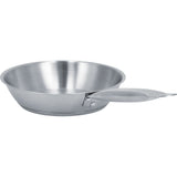 Stainless Steel Frying Pan Single Handle Fried Pan Cookware for Home induction Cooker8.7x2.0in