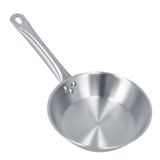 Stainless Steel Frying Pan Single Handle Fried Pan Cookware for Home induction Cooker8.7x2.0in - 45-Degree Angle