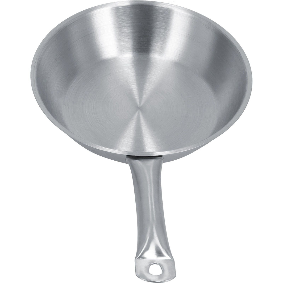 Stainless Steel Frying Pan Single Handle Fried Pan Cookware for Home induction Cooker8.7x2.0in