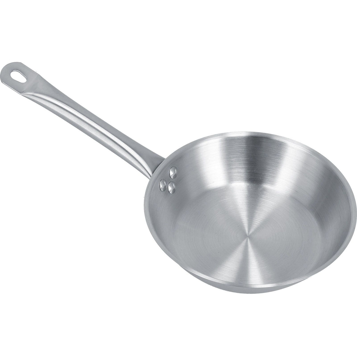 Stainless Steel Frying Pan Single Handle Fried Pan Cookware for Home induction Cooker8.7x2.0in