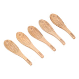 5Pcs Fish‑shaped Carved Rice Spoon Soup Spoon It Means More Than Every Year, Spoon Tableware