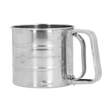 Stainless Steel Flour Sifter Baking Sugar Sifter Hand Held Sifter for Flour Icing Sugar - 45-Degree Angle