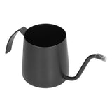 Coffee Pot Stainless Steel Long Narrow Spout Gooseneck Uncoated Tea Pot for Home Black250ml