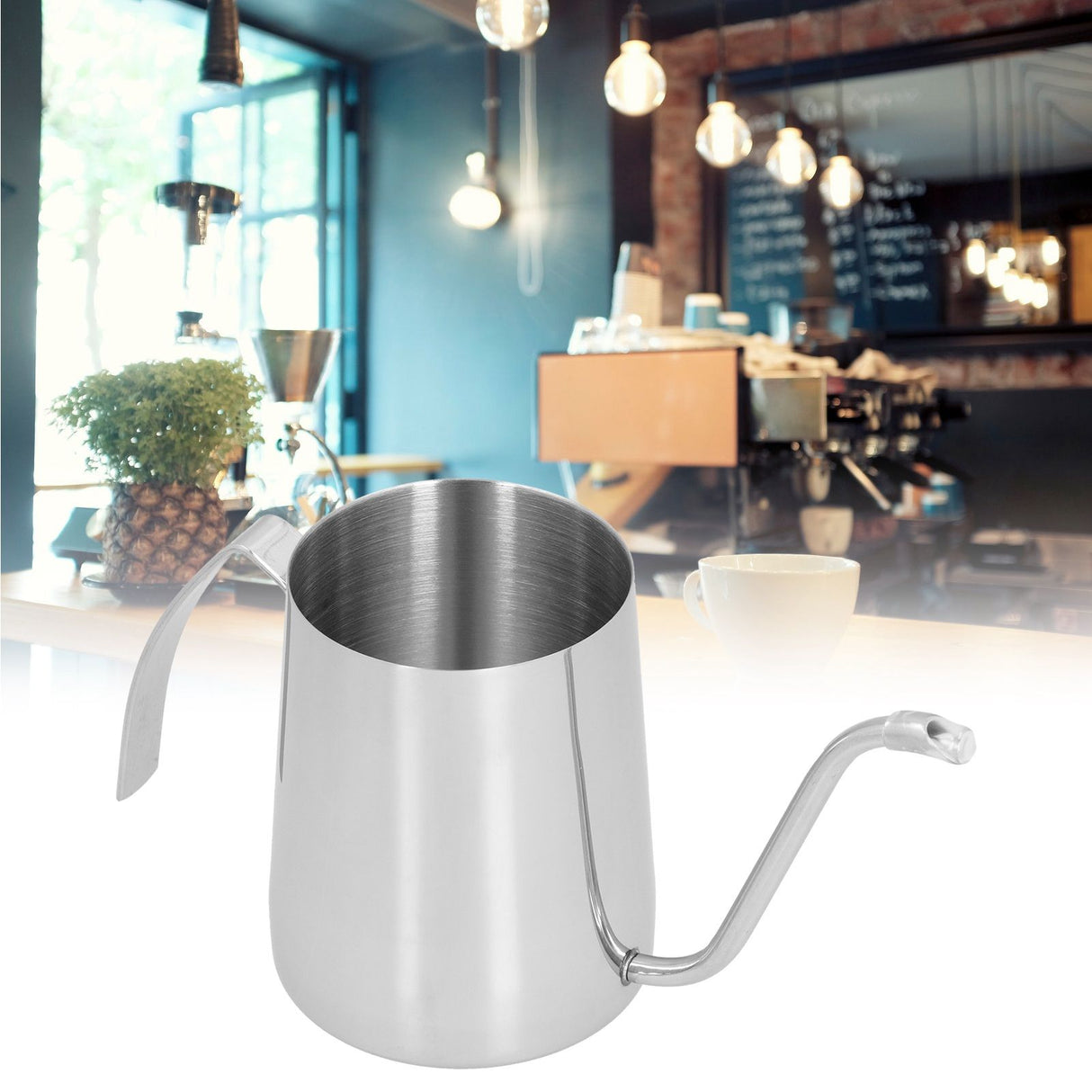 350ml Coffee Pot Long Spout Gooseneck Stainless Steel Coffee Kettle Tea Pot for Home