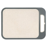 Cutting Board 304 Stainless Steel Straw Double Sided Food Chopping Board for Kitchen - Side View