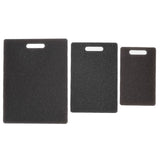 3Pcs Cutting Board Set Imitation Marble Pattern DoubleSided Chopping Board Kitchen Accessory(Black )