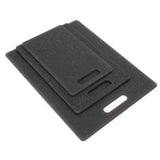 3Pcs Cutting Board Set Imitation Marble Pattern DoubleSided Chopping Board Kitchen Accessory(Black ) - Close-Up Angle