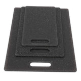 3Pcs Cutting Board Set Imitation Marble Pattern DoubleSided Chopping Board Kitchen Accessory(Black ) - Low Angle
