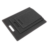 3Pcs Cutting Board Set Imitation Marble Pattern DoubleSided Chopping Board Kitchen Accessory(Black ) - Extra Image