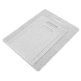 3Pcs Cutting Board Set Imitation Marble Pattern DoubleSided Chopping Board Kitchen Accessory(White ) - 45-Degree Angle