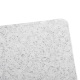 3Pcs Cutting Board Set Imitation Marble Pattern DoubleSided Chopping Board Kitchen Accessory(White )