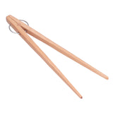 Bread Tongs Kitchen Wooden Baking Food Salad Fruits Tongs Cooking Tool Kitchen Gadget - Extra Image