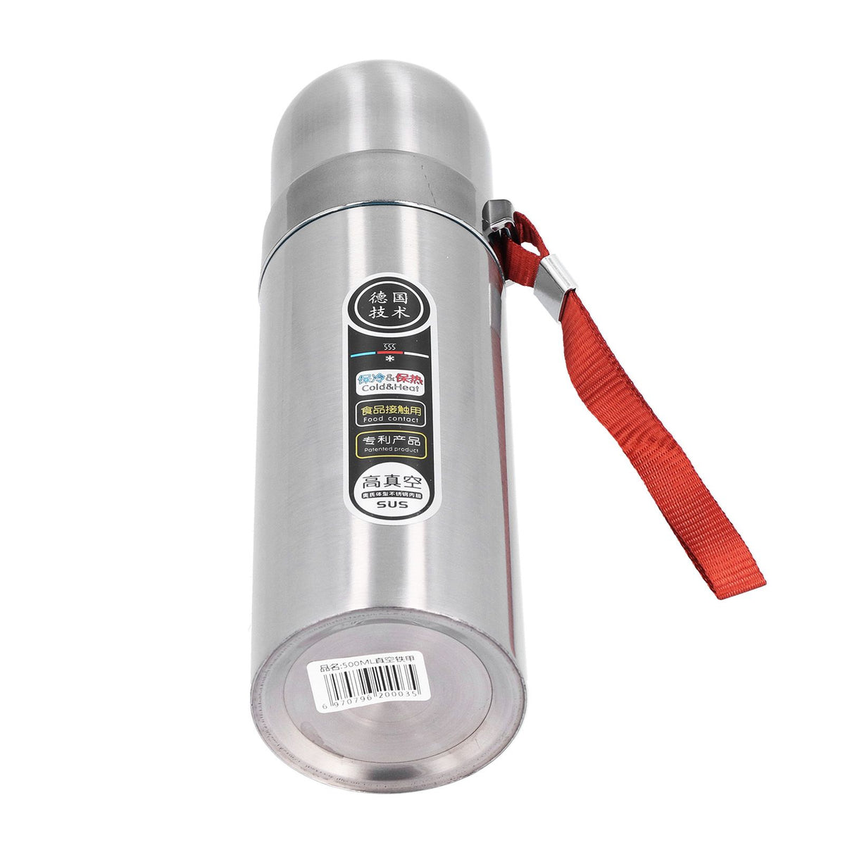 Thermal Cup 500ml 304 Stainless Steel Portable Tea Bottle for Home Travel Camping