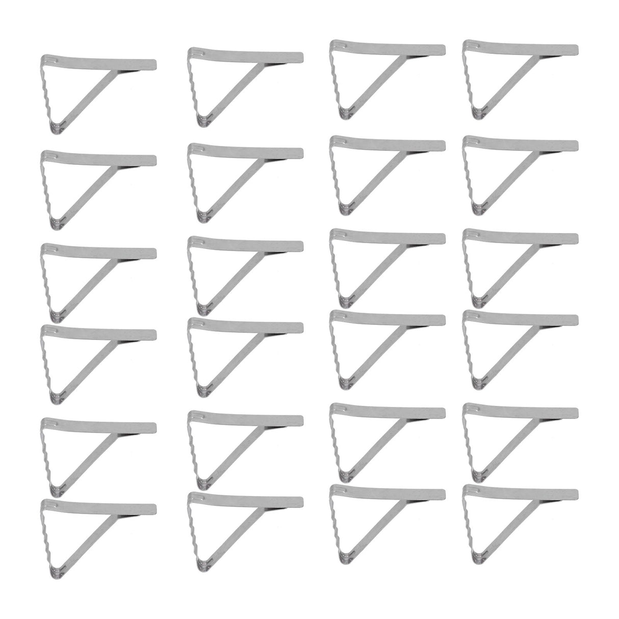 24pcs Table Cloth Holder Stainless Steel Stable Durable Table Cloth Clip for Outdoor Garden Picnic