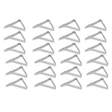 24pcs Table Cloth Holder Stainless Steel Stable Durable Table Cloth Clip for Outdoor Garden Picnic - 45-Degree Angle