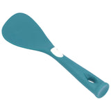 Silicone Cooking Utensils Silicone Stainless Steel Heat Insulation Anti Scalding Comfortable Grip Cooking UtensilsRice Scoop