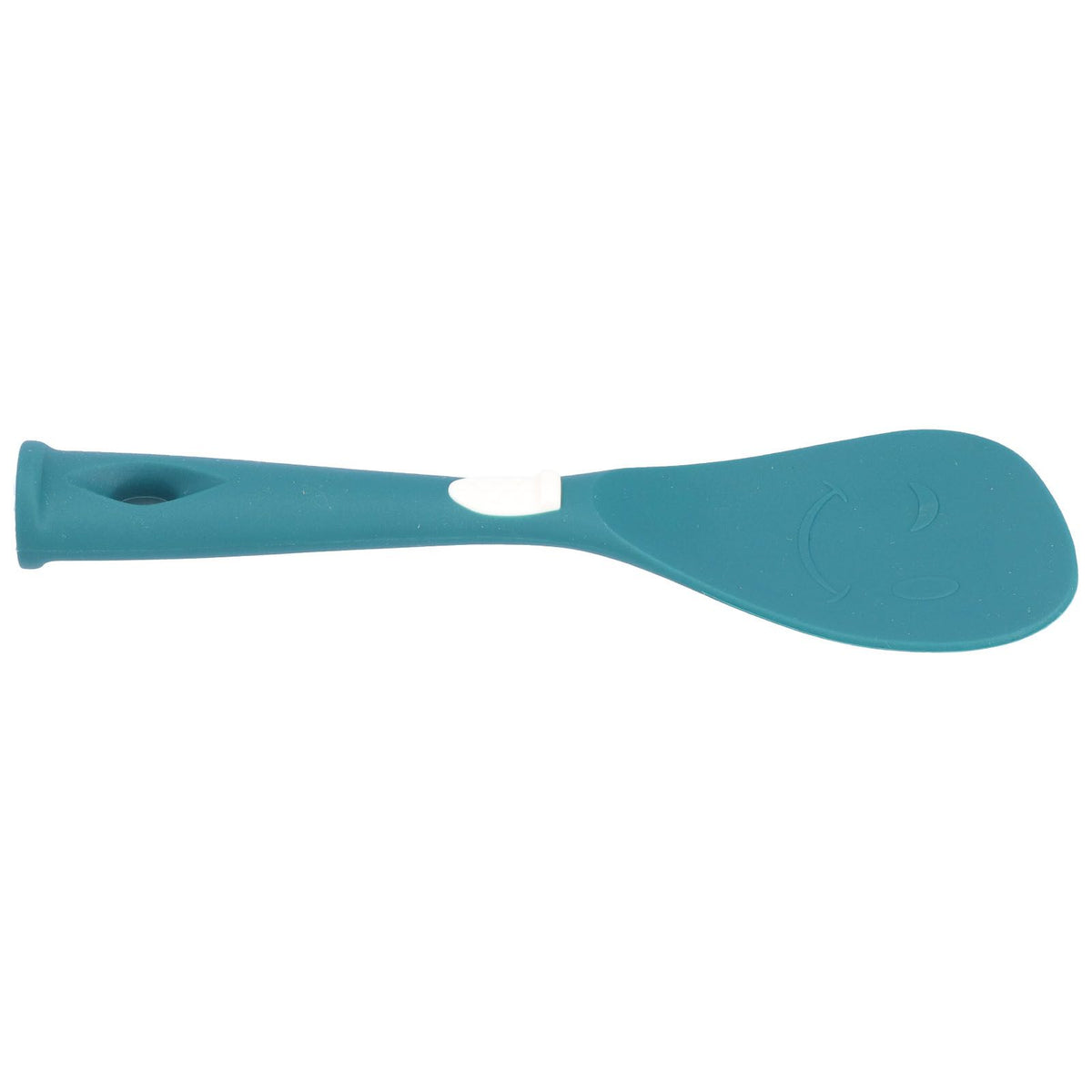 Silicone Cooking Utensils Silicone Stainless Steel Heat Insulation Anti Scalding Comfortable Grip Cooking UtensilsRice Scoop
