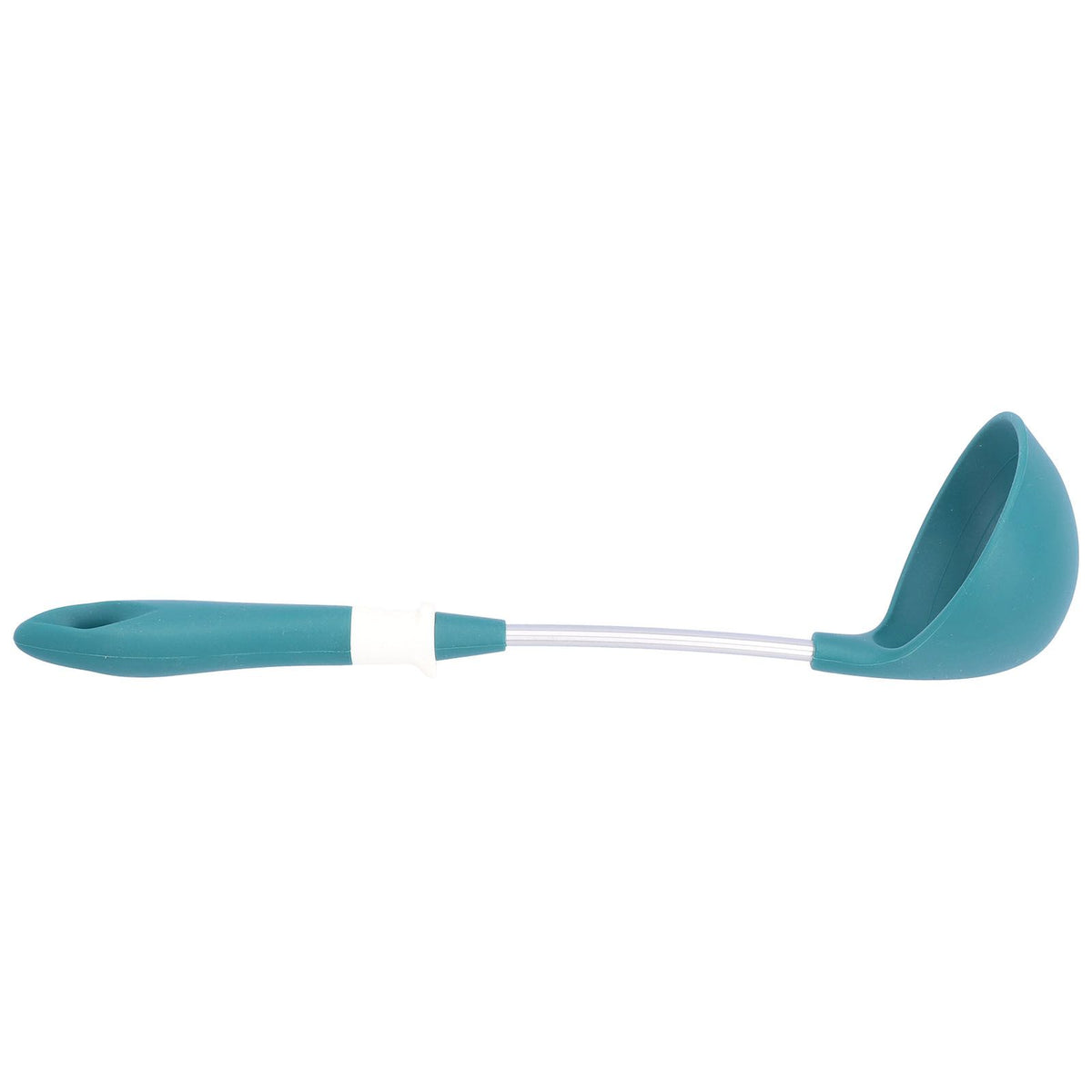 Silicone Cooking Utensils Silicone Stainless Steel Heat Insulation Anti Scalding Comfortable Grip Cooking UtensilsSpoon