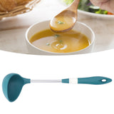 Silicone Cooking Utensils Silicone Stainless Steel Heat Insulation Anti Scalding Comfortable Grip Cooking UtensilsSpoon