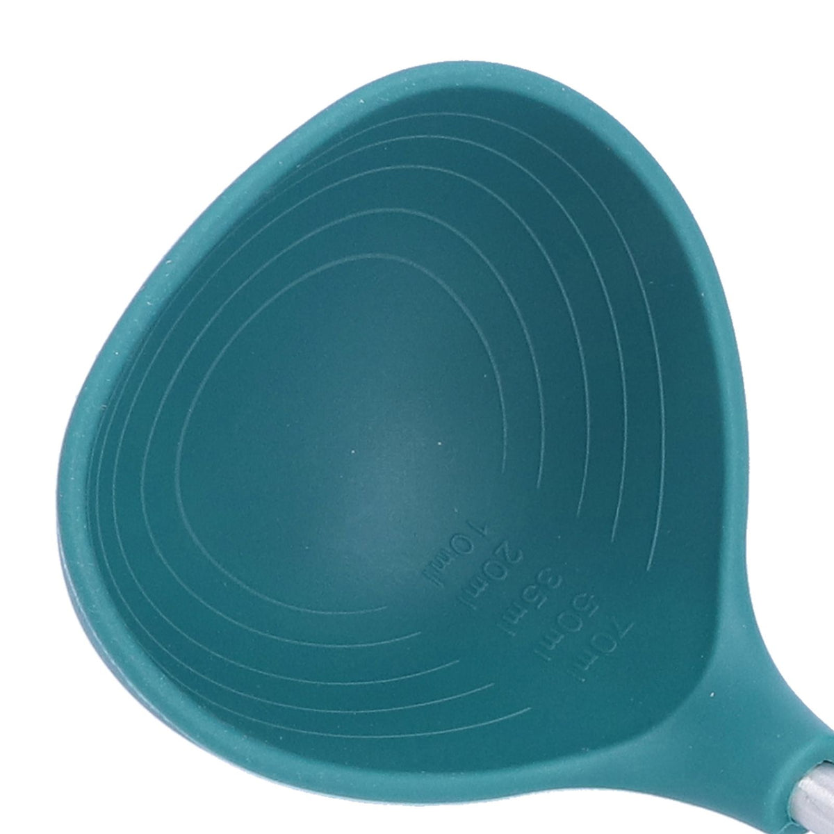 Silicone Cooking Utensils Silicone Stainless Steel Heat Insulation Anti Scalding Comfortable Grip Cooking UtensilsSpoon