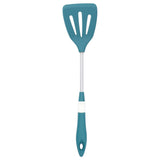 Silicone Cooking Utensils Silicone Stainless Steel Heat Insulation Anti Scalding Comfortable Grip Cooking UtensilsHollow Shovel - Top-Down View