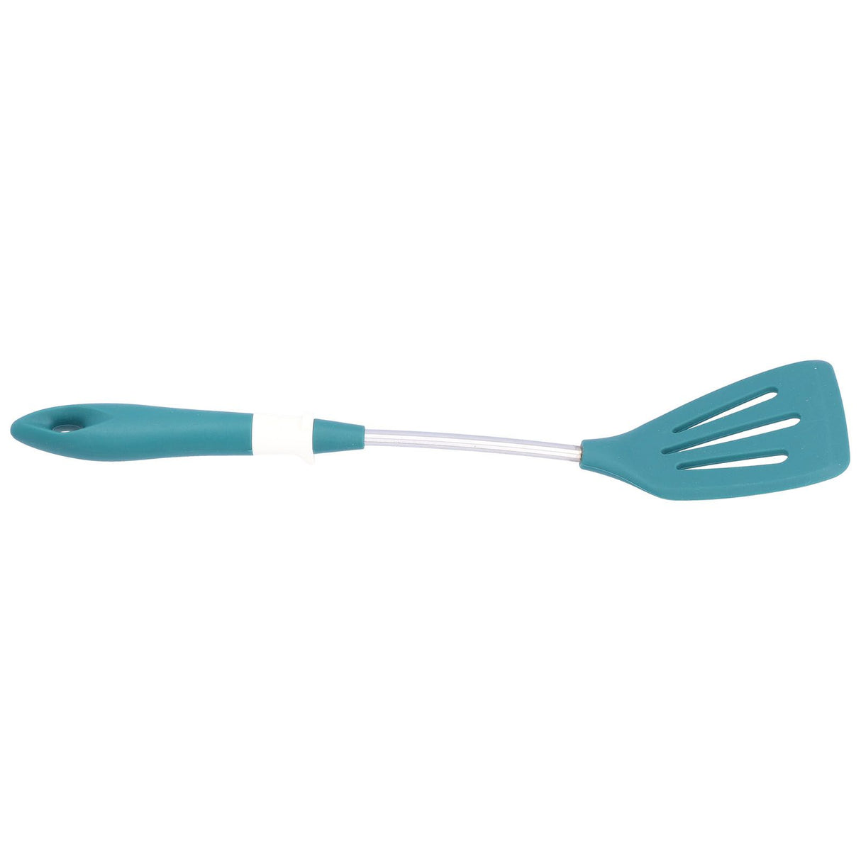 Silicone Cooking Utensils Silicone Stainless Steel Heat Insulation Anti Scalding Comfortable Grip Cooking UtensilsHollow Shovel