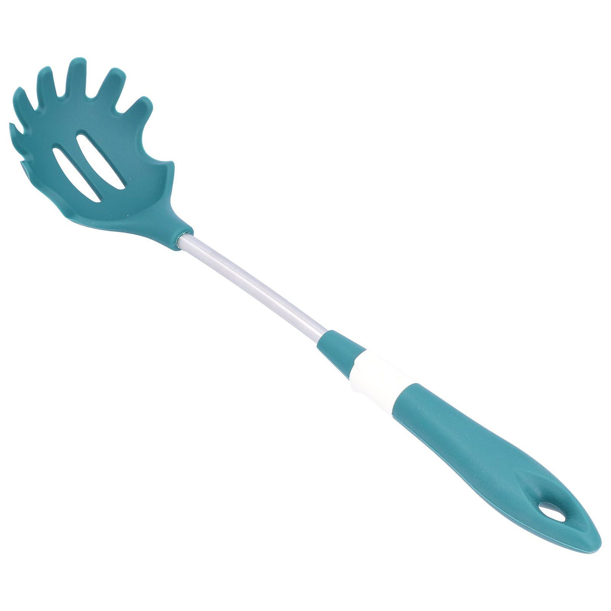 Silicone Cooking Utensils Silicone Stainless Steel Heat Insulation Anti Scalding Comfortable Grip Cooking UtensilsNoodle Strainer