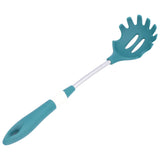 Silicone Cooking Utensils Silicone Stainless Steel Heat Insulation Anti Scalding Comfortable Grip Cooking UtensilsNoodle Strainer