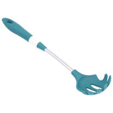 Silicone Cooking Utensils Silicone Stainless Steel Heat Insulation Anti Scalding Comfortable Grip Cooking UtensilsNoodle Strainer