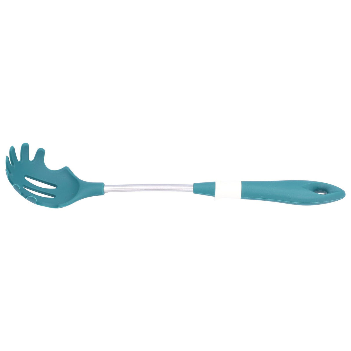 Silicone Cooking Utensils Silicone Stainless Steel Heat Insulation Anti Scalding Comfortable Grip Cooking UtensilsNoodle Strainer