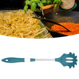 Silicone Cooking Utensils Silicone Stainless Steel Heat Insulation Anti Scalding Comfortable Grip Cooking UtensilsNoodle Strainer