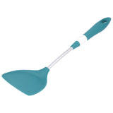 Silicone Cooking Utensils Silicone Stainless Steel Heat Insulation Anti Scalding Comfortable Grip Cooking UtensilsSpatula - 45-Degree Angle