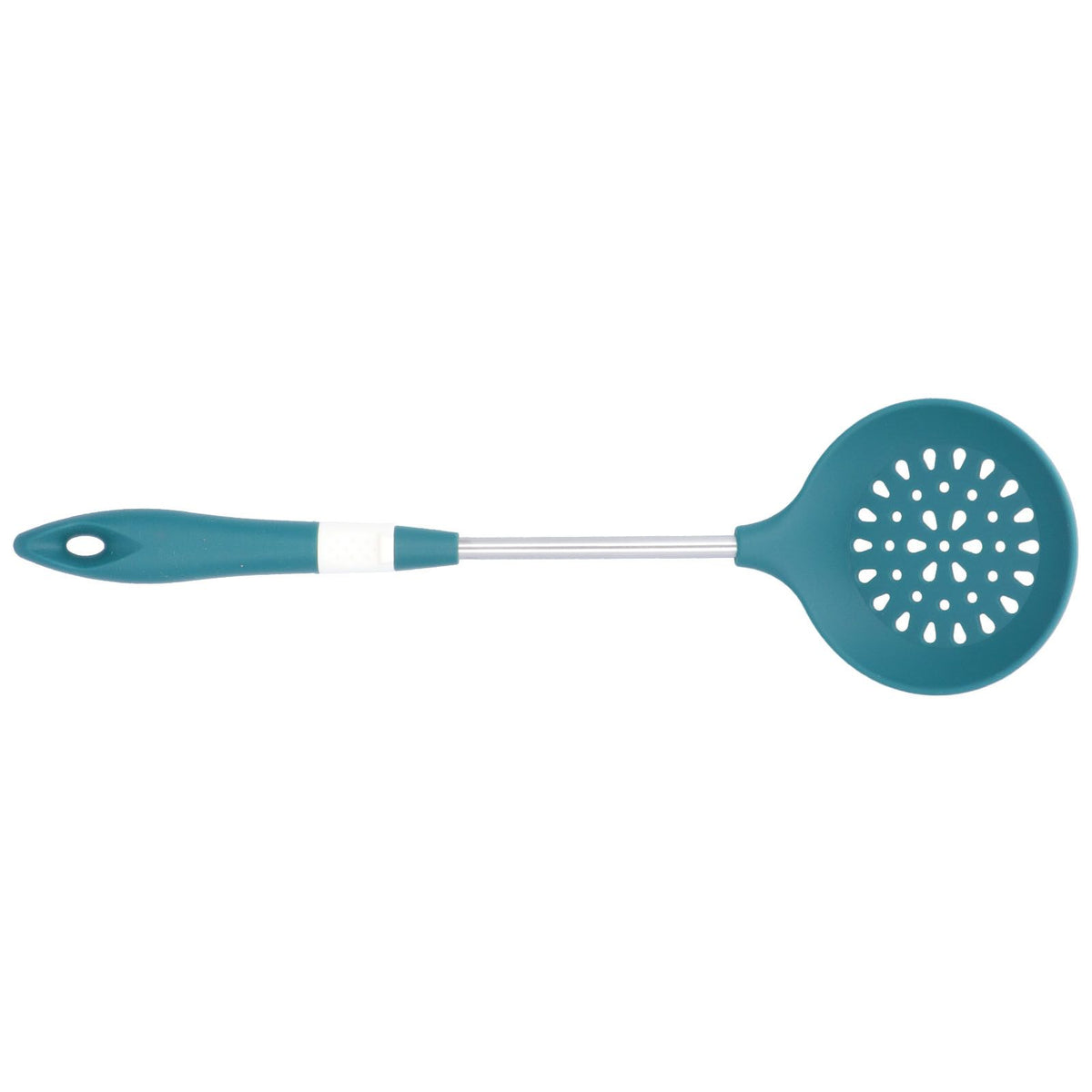 Silicone Cooking Utensils Silicone Stainless Steel Heat Insulation Anti Scalding Comfortable Grip Cooking UtensilsColander