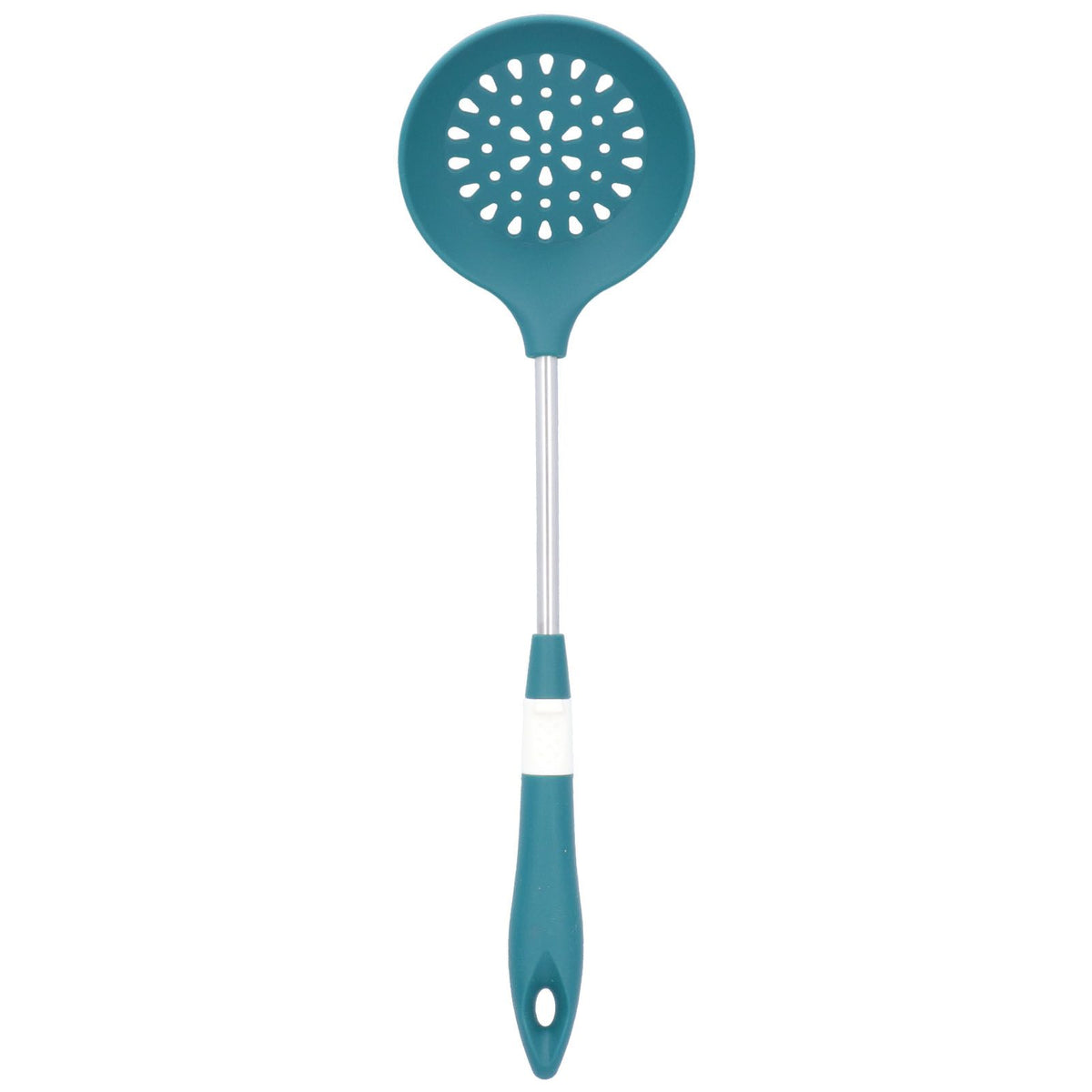 Silicone Cooking Utensils Silicone Stainless Steel Heat Insulation Anti Scalding Comfortable Grip Cooking UtensilsColander