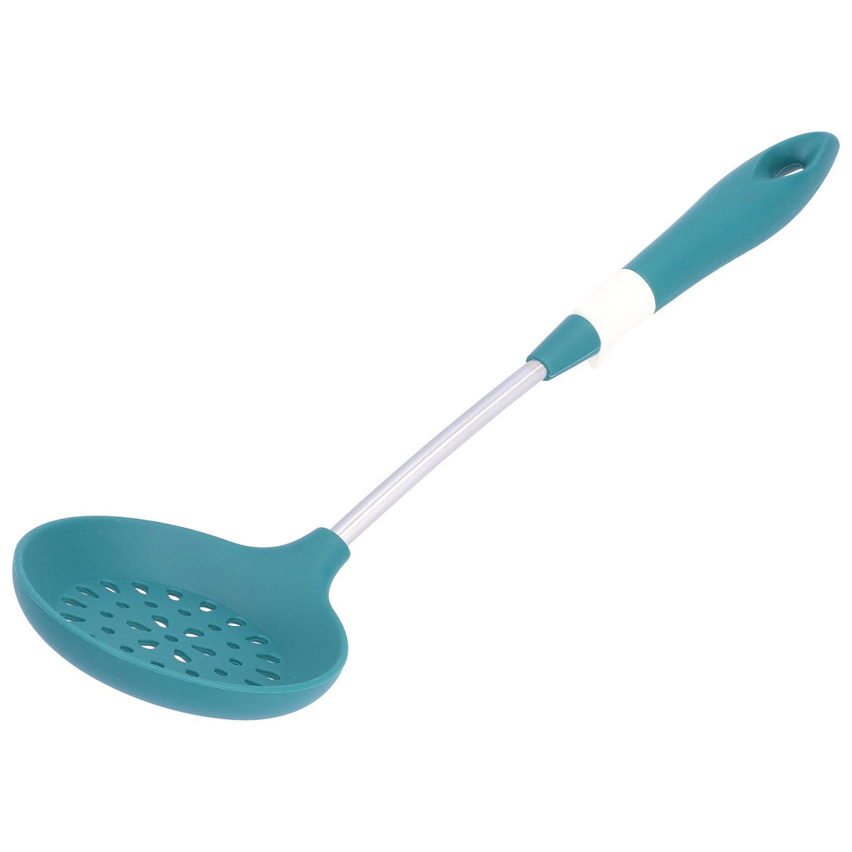Silicone Cooking Utensils Silicone Stainless Steel Heat Insulation Anti Scalding Comfortable Grip Cooking UtensilsColander