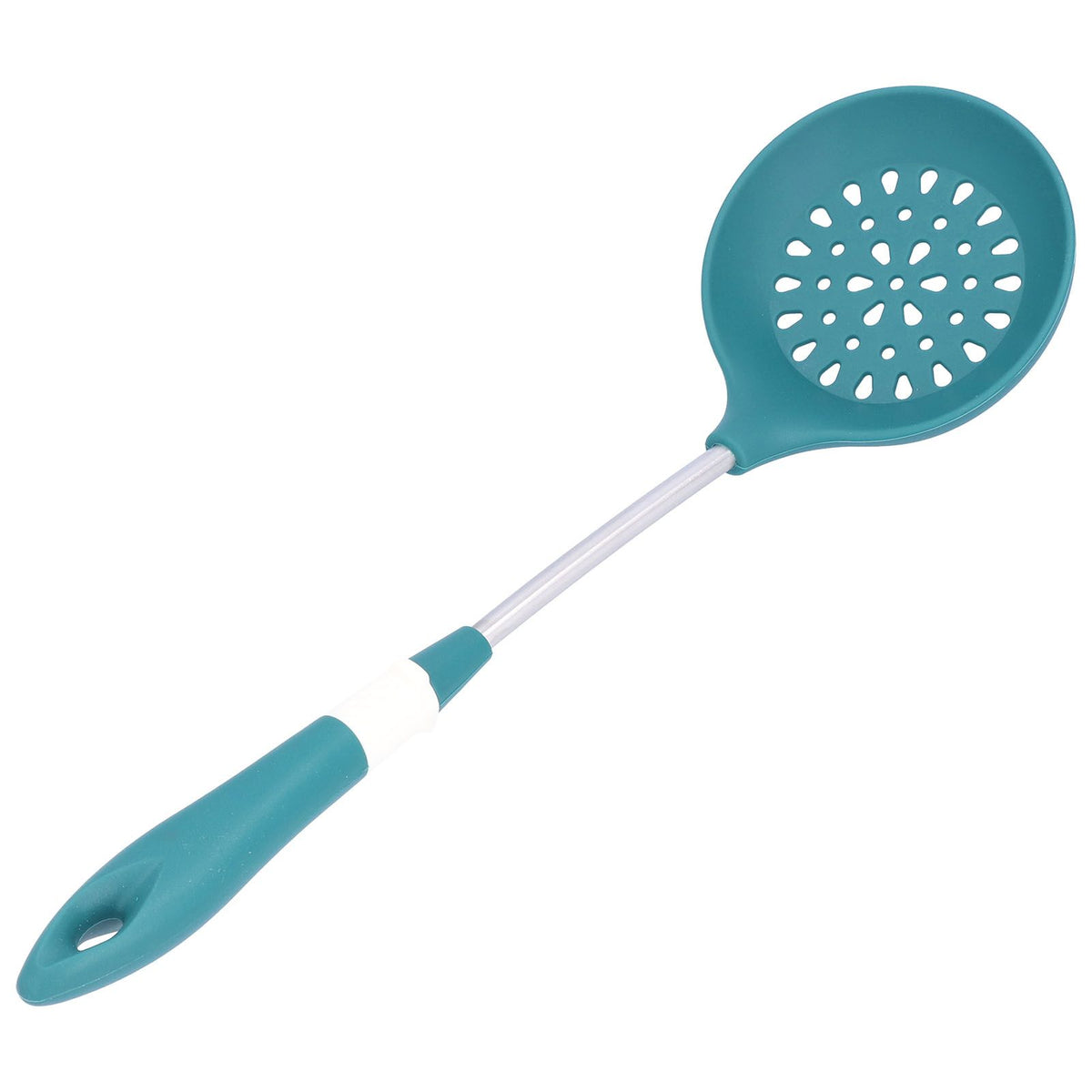 Silicone Cooking Utensils Silicone Stainless Steel Heat Insulation Anti Scalding Comfortable Grip Cooking UtensilsColander