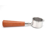 Coffee Bottomless Portafilter Stainless Steel Filter Holder Basket Replacement Tool Coffee Machine Accessory51mm Rosewood