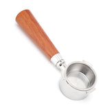 Coffee Bottomless Portafilter Stainless Steel Filter Holder Basket Replacement Tool Coffee Machine Accessory51mm Rosewood