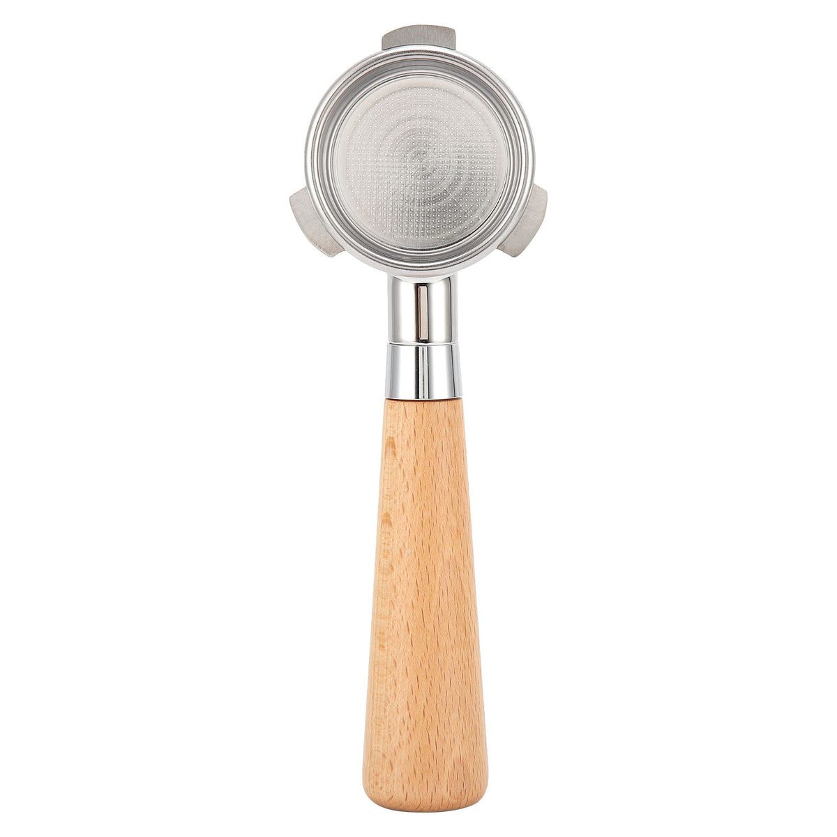 Coffee Bottomless Portafilter Stainless Steel Filter Holder Basket Replacement Tool Coffee Machine Accessory54mm Beech