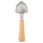 Coffee Bottomless Portafilter Stainless Steel Filter Holder Basket Replacement Tool Coffee Machine Accessory54mm Beech