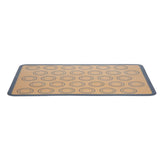 Baking Mat Food Grade Silicone and Glass Fiber Non Stick Heat Resistant Dough Mat for Making Pastry Pizza Bread - Top-Down View