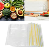Polyethylene Sealed Preservation Bag Reusable Fresh Keeping Bags for Vegetable Fruit30pcs, 14.4x16cm