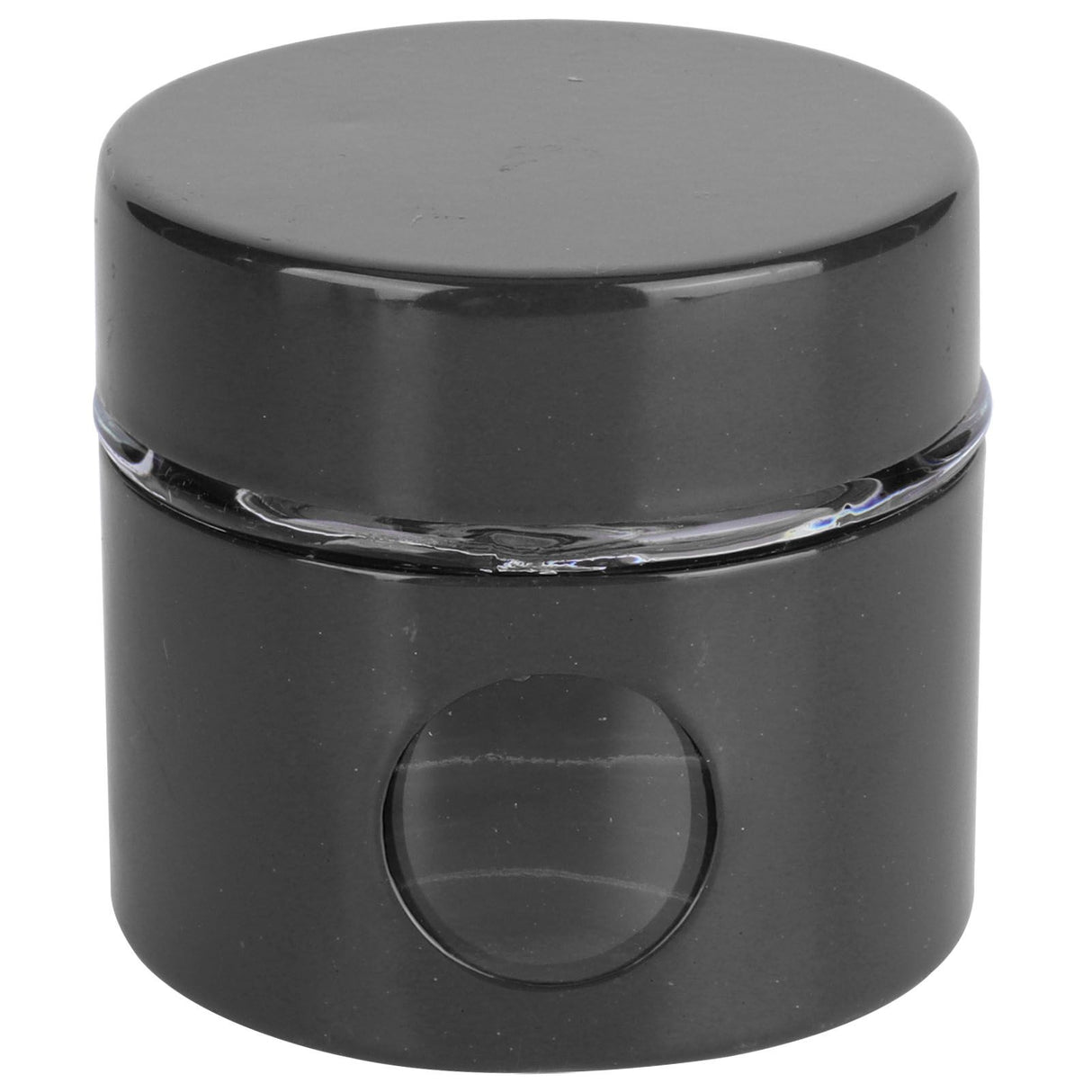 Coffee Bean Container Iron Glass Mini Sealed Jar Kitchen Storage Tank for Beans TeaBlack