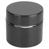 Coffee Bean Container Iron Glass Mini Sealed Jar Kitchen Storage Tank for Beans TeaBlack - Side View