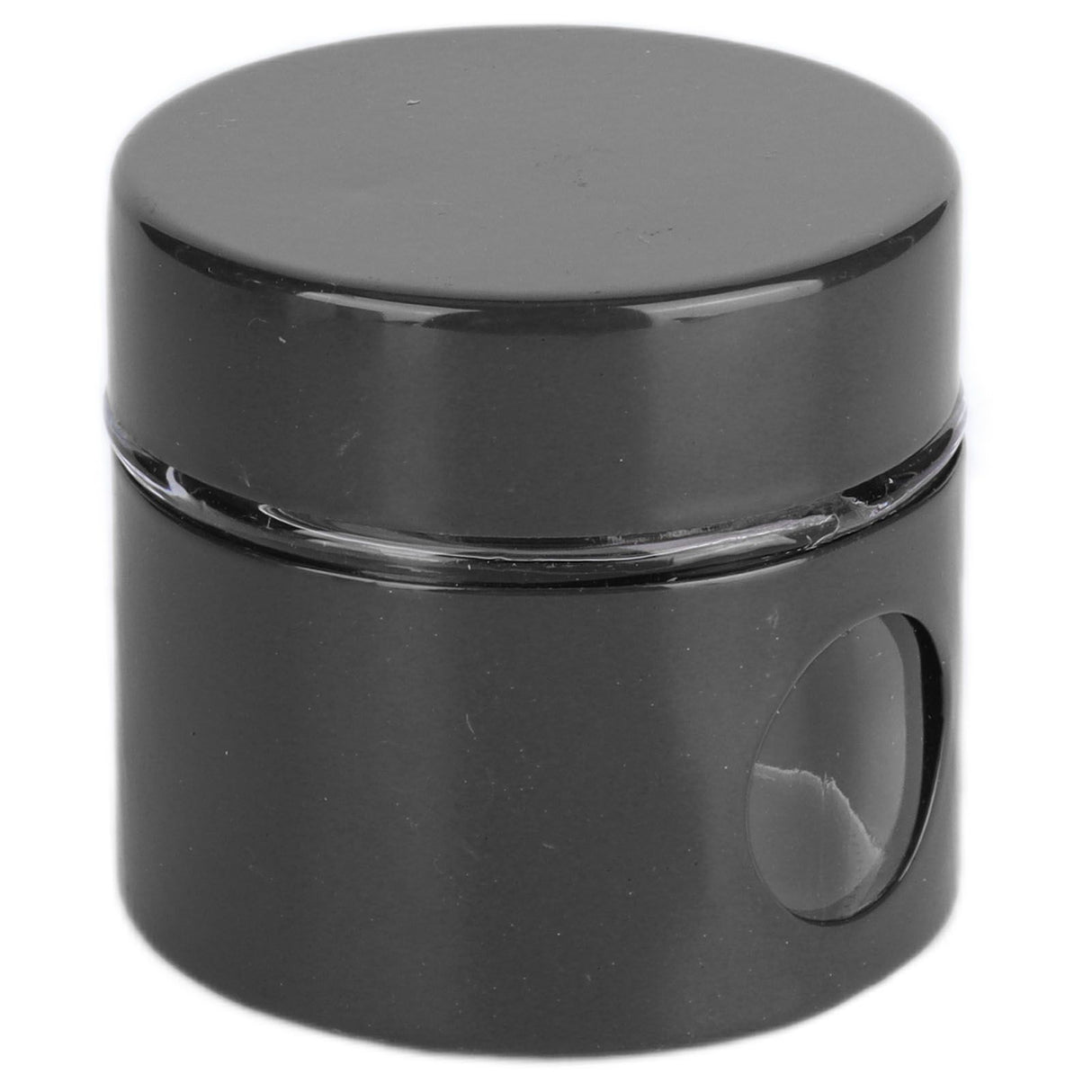 Coffee Bean Container Iron Glass Mini Sealed Jar Kitchen Storage Tank for Beans TeaBlack